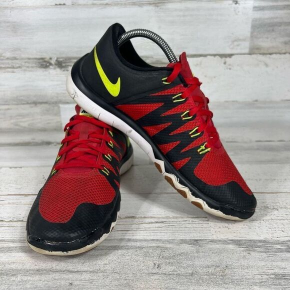 Nike‎ Men's Free Trainer 5.0 V6 719922 670 Running Shoes Black Red Size 8 US - Picture 5 of 7